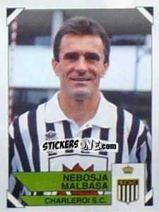 Sticker Nebosja Malbasa - Football Belgium 1994-1995 - Panini