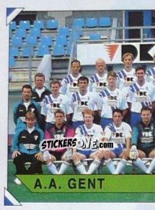 Figurina Elftal / Equipe - Football Belgium 1994-1995 - Panini