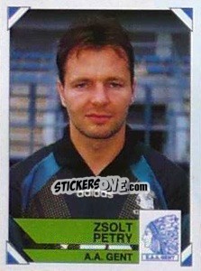 Sticker Zsolt Petry - Football Belgium 1994-1995 - Panini