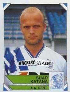 Sticker Suad Katana - Football Belgium 1994-1995 n. 146 - Panini