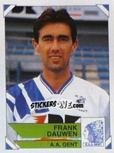 Sticker Frank Dauwen - Football Belgium 1994-1995 - Panini
