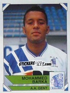 Sticker Mohammed Barka - Football Belgium 1994-1995 n. 153 - Panini