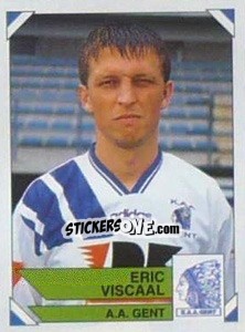 Sticker Eric Viscaal - Football Belgium 1994-1995 n. 156 - Panini
