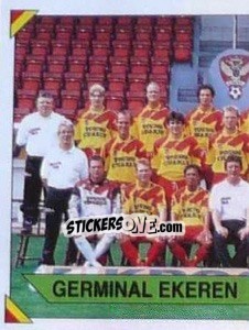 Sticker Elftal / Equipe - Football Belgium 1994-1995 - Panini