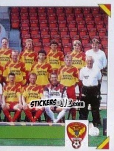 Sticker Elftal / Equipe - Football Belgium 1994-1995 - Panini