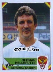 Sticker Herman Helleputte - Football Belgium 1994-1995 - Panini