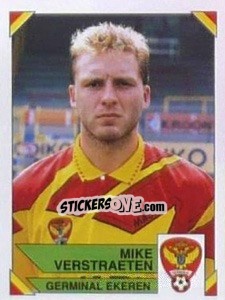 Sticker Mike Verstraeten - Football Belgium 1994-1995 n. 165 - Panini