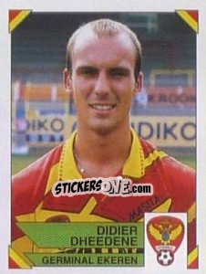Sticker Didier Dheedene - Football Belgium 1994-1995 - Panini