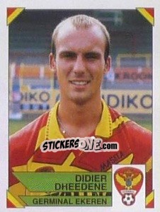 Sticker Didier Dheedene - Football Belgium 1994-1995 n. 172 - Panini