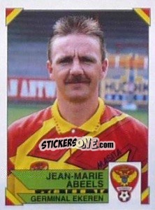 Figurina Jean-Marie Abeels - Football Belgium 1994-1995 - Panini