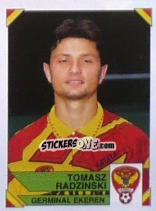 Sticker Tomasz Radzinski - Football Belgium 1994-1995 - Panini