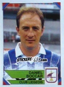 Sticker Daniel Boccar - Football Belgium 1994-1995 - Panini