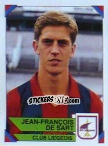 Sticker Jean-François De Sart - Football Belgium 1994-1995 - Panini