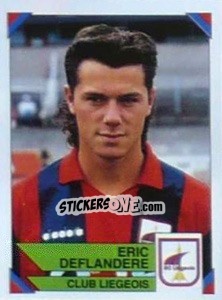 Figurina Eric Deflandre - Football Belgium 1994-1995 - Panini