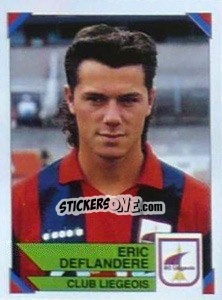 Sticker Eric Deflandre - Football Belgium 1994-1995 n. 187 - Panini