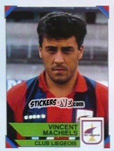 Sticker Vincent Machiels - Football Belgium 1994-1995 n. 188 - Panini