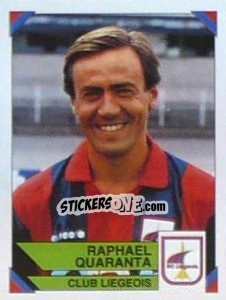 Figurina Raphael Quaranta - Football Belgium 1994-1995 - Panini