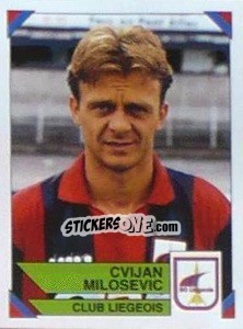 Figurina Cvijan Milosevic - Football Belgium 1994-1995 n. 190 - Panini