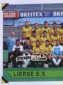 Sticker Elftal / Equipe - Football Belgium 1994-1995 n. 198 - Panini