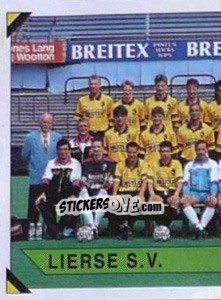 Sticker Elftal / Equipe - Football Belgium 1994-1995 - Panini