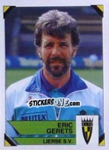 Sticker Eric Gerets - Football Belgium 1994-1995 n. 200 - Panini