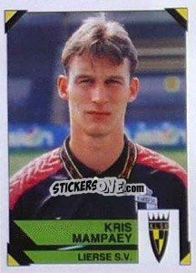 Figurina Kris Mampaey - Football Belgium 1994-1995 - Panini