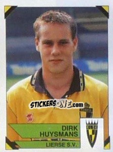 Figurina Dirk Huysmans - Football Belgium 1994-1995 - Panini