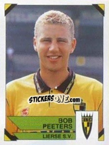 Figurina Bob Peeters - Football Belgium 1994-1995 - Panini