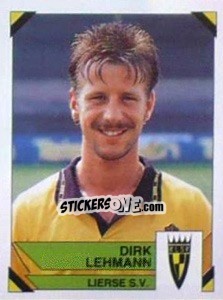 Sticker Dirk Lehmann - Football Belgium 1994-1995 - Panini