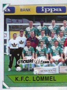 Sticker Elftal / Equipe - Football Belgium 1994-1995 - Panini