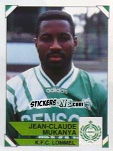 Sticker Jean-Claude Mukanya - Football Belgium 1994-1995 - Panini