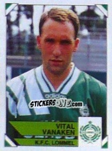 Sticker Vital Vanaken - Football Belgium 1994-1995 - Panini