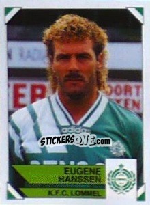 Figurina Eugene Hanssen - Football Belgium 1994-1995 - Panini
