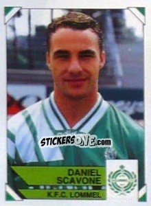Sticker Daniel Scavone - Football Belgium 1994-1995 - Panini