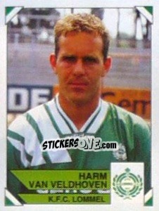 Figurina Harm van Veldhoven - Football Belgium 1994-1995 n. 227 - Panini