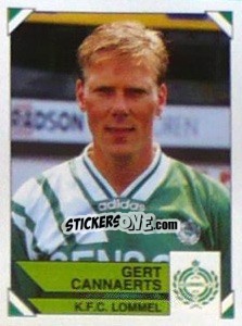 Cromo Gert Cannaerts - Football Belgium 1994-1995 - Panini