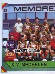 Sticker Elftal / Equipe - Football Belgium 1994-1995 - Panini