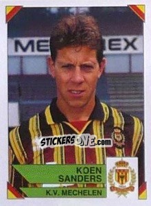 Sticker Koen Sanders - Football Belgium 1994-1995 n. 240 - Panini