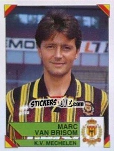 Sticker Marc Van Brisom - Football Belgium 1994-1995 n. 245 - Panini