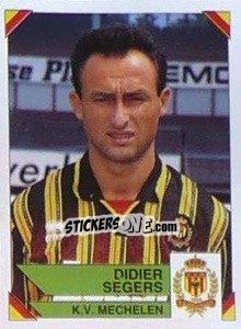 Figurina Didier Segers - Football Belgium 1994-1995 n. 247 - Panini
