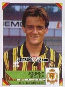 Sticker Johnny Molby - Football Belgium 1994-1995 n. 249 - Panini