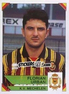 Sticker Florian Urban - Football Belgium 1994-1995 - Panini
