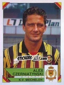 Sticker Alex Czerniatynski - Football Belgium 1994-1995 - Panini