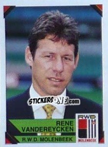 Sticker Rene Vandereycken - Football Belgium 1994-1995 n. 257 - Panini