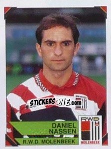 Figurina Daniel Nassen - Football Belgium 1994-1995 - Panini