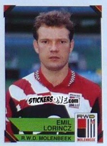 Sticker Emil Lorincz - Football Belgium 1994-1995 - Panini