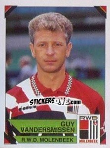 Sticker Guy Vandersmissen - Football Belgium 1994-1995 - Panini