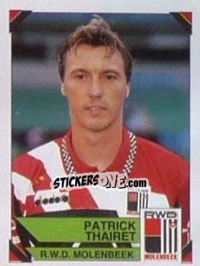 Sticker Patrick Thairet - Football Belgium 1994-1995 - Panini