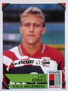 Sticker Luc Ernes - Football Belgium 1994-1995 - Panini