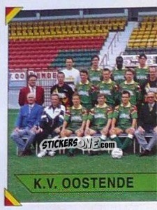 Sticker Elftal / Equipe - Football Belgium 1994-1995 - Panini